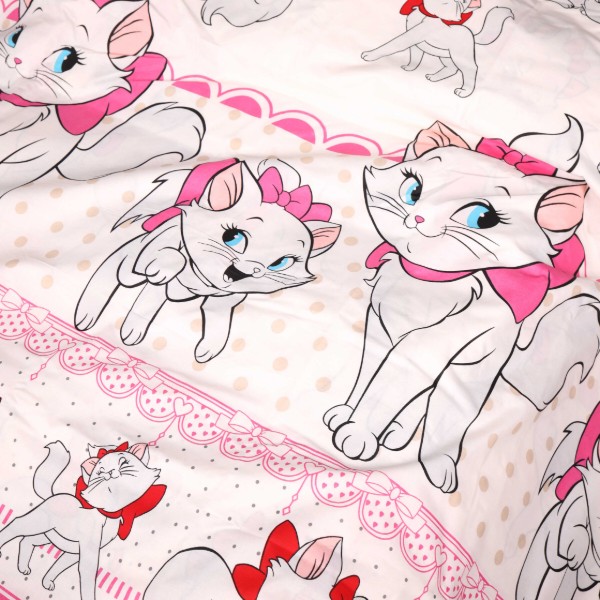 Фото - Комплект постільної білизни дитячий MirSon 110х140 см 17-0904 Little Pink Kitty Ranforce Elite (2200012400098)